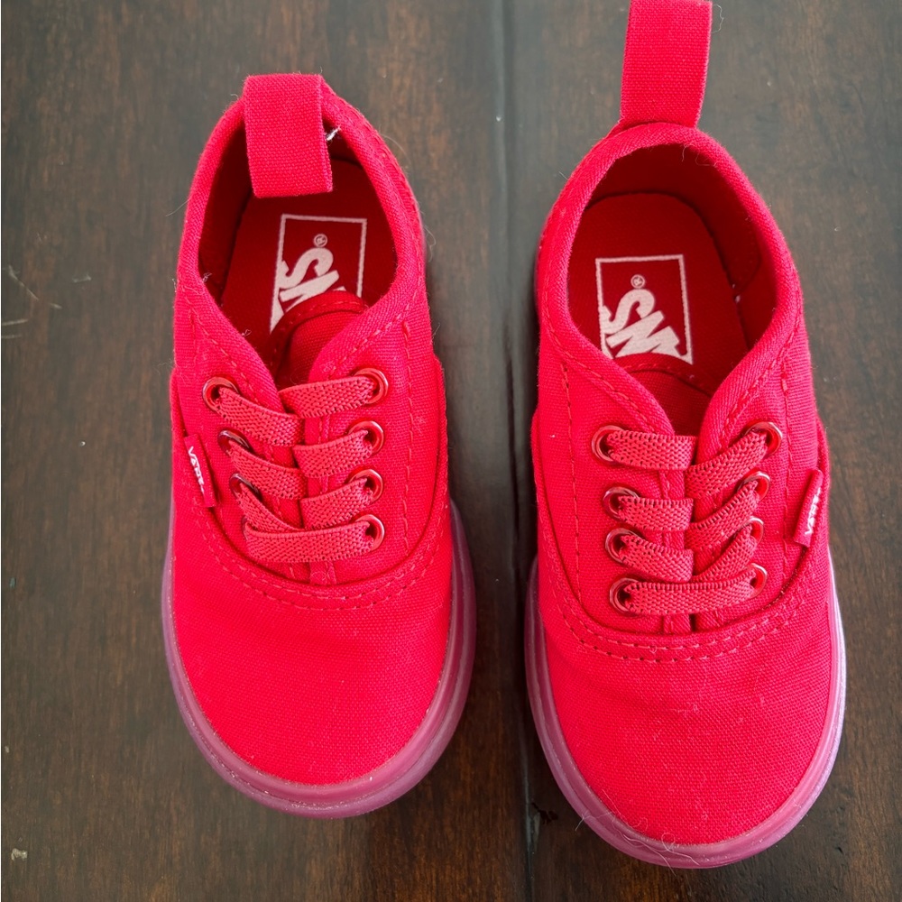 Toddler 6 Red Vans